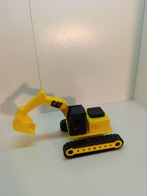 Картиран комплект багер CAT 3D пъзел нов