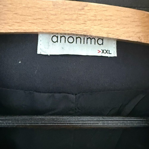 Women's black Anonima jacket size XXL like new