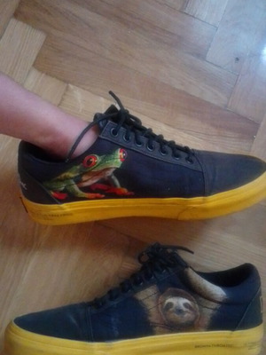 Vans National Geographic sneakers size 8.5 like new