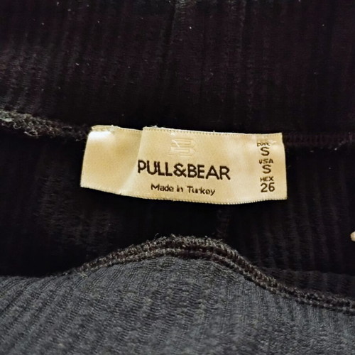 Pull&Bear ribbed rowing shorts size S like new black