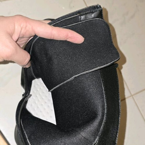 Migato black ankle boots size 39 like new