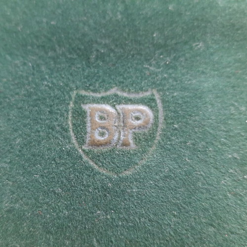 Vintage BP velvet promotional wallet used, Greek made 1970s