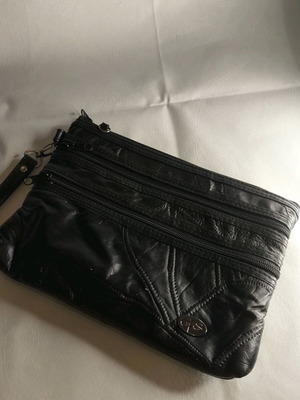 Women's handbag new with strap, 5 pockets, black