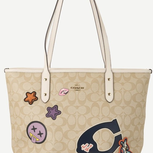 Coach tote bag beige, like new, limited edition