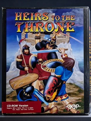 Heirs to the Throne PC game very good condition, strategy