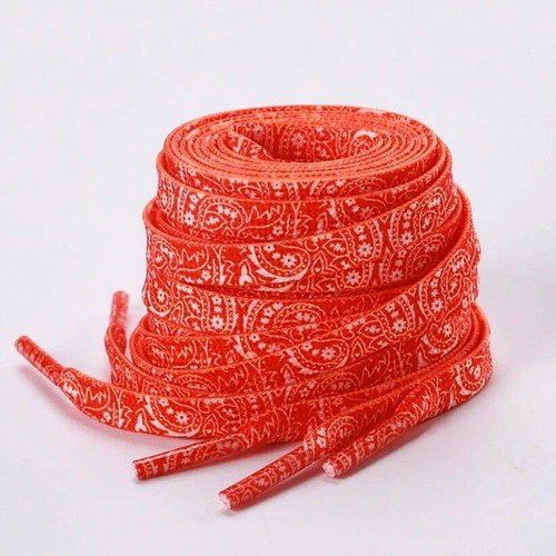 Bandana shoelaces Red Blood new, polyester, 120 cm