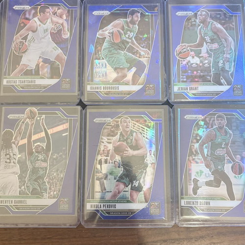 PAO Euroleague Prizm 24-25 basketball card lot
