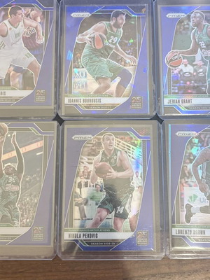 PAO Euroleague Prizm 24-25 basketball card lot