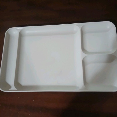 Tupperware 4-Section Dinner Plate new 38×23 cm