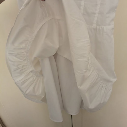 H&M White Mini Dress New, Adjustable Straps, L Size