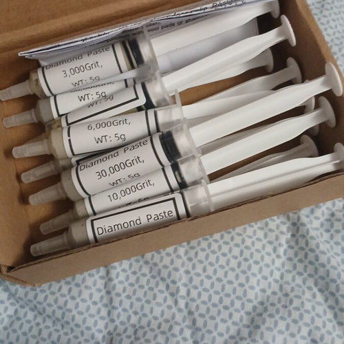 Diamond polishing paste set 10 pcs 5g each new