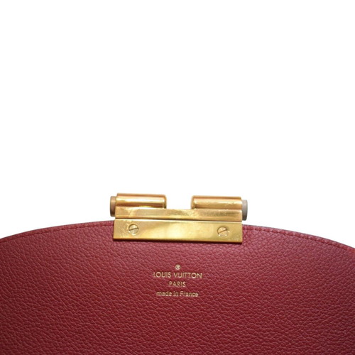 Louis Vuitton Olympe shoulder bag used, Monogram canvas and Aurore leather