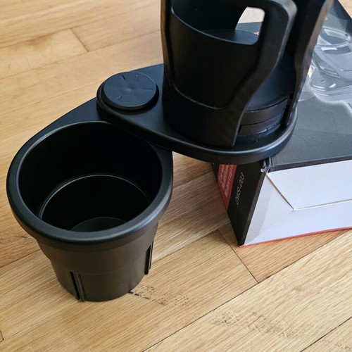 Adjustable double cup holder new