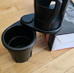 Adjustable double cup holder new