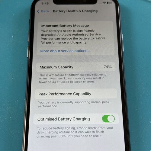 iPhone X 64GB black used with dual SIM and flawless screen