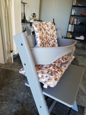 Stokke Tripp Trapp Babyset Storm Grey like new