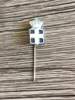 Vintage pin with Royal Greek Coat of Arms