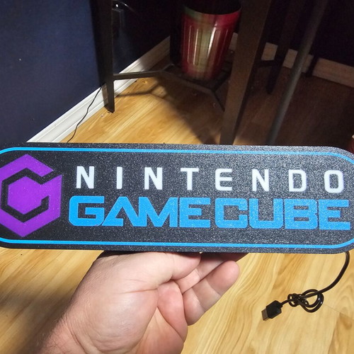 Nintendo GameCube Lamp like new, USB powered with switch