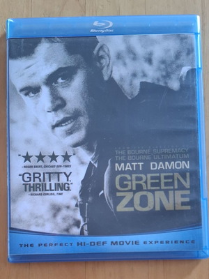 Green Zone Blu-ray and DVD set like new, action thriller