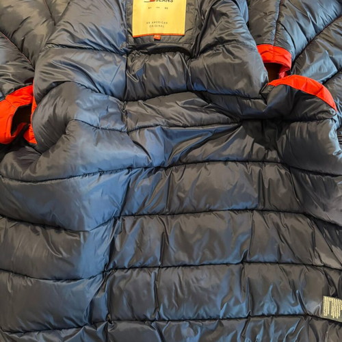 Tommy Hilfiger down vest XXL like new, blue and red