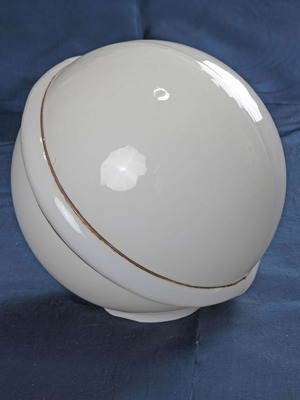 Replacement glass lamp shade 5Φ new, height 14 cm