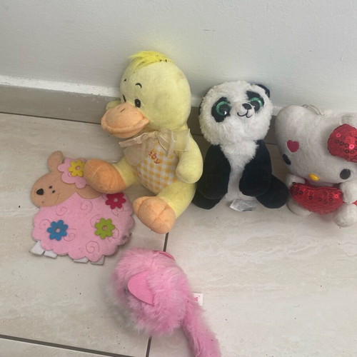 Plush animals like new, set of 5