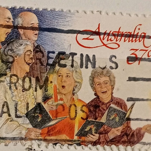 Australia stamps used, pack of 3
