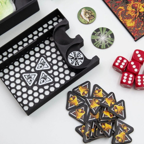 Zombicide White Death Board Game Organizer 3D Printed