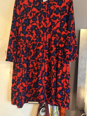 Compania Fantastica large dress red like new