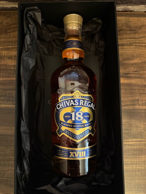 Chivas Regal 18 Years Old new, collectible whisky with Ferrari card