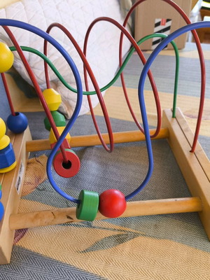 Wooden Bead Maze Educational Toy like new