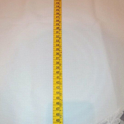 Shein curve line women's top XL white with transparent sleeves like new