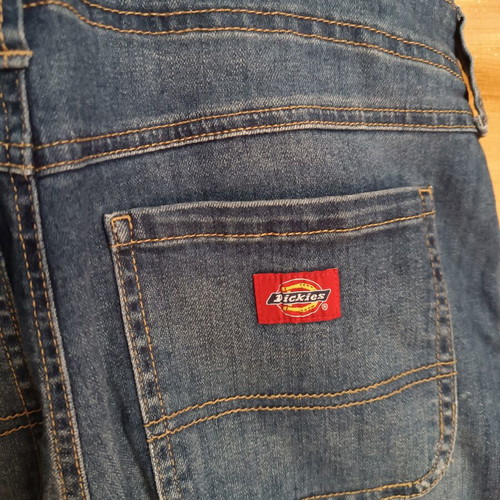 Dickies denim jumpsuit like new, blue, size L