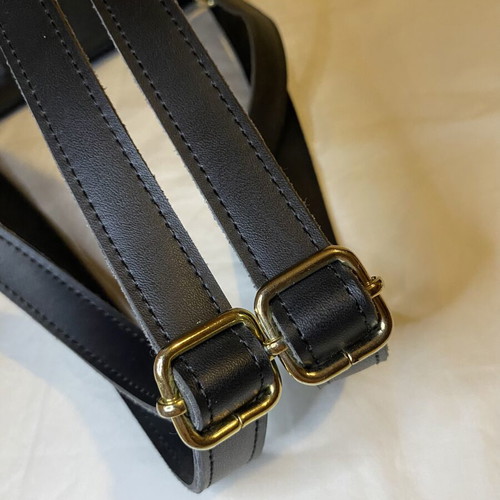 Elena Athanasiou backpack bag, black and grey