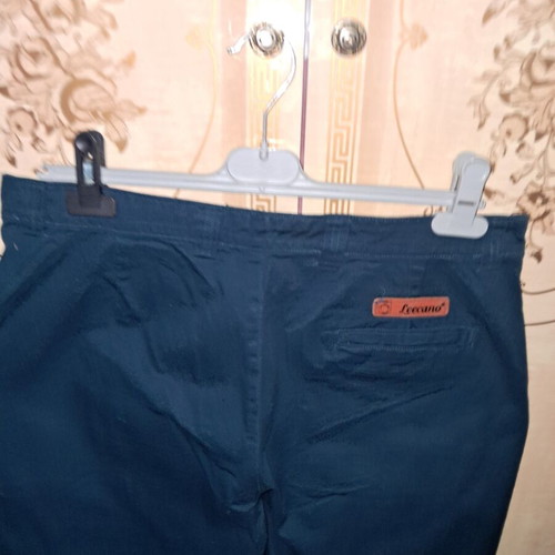 Dark petrol cotton shorts