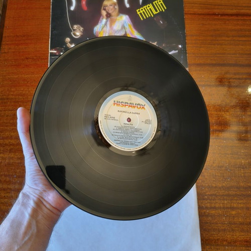 Raffaella Carrà vinyl record bundle used, 2 rare LPs 1977 & 1983