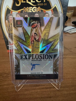 Panini Select Euroleague 2025-26 Uros Trifunovic Auto card like new