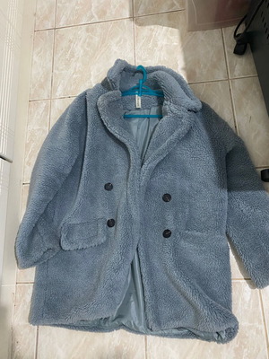 Coat light blue new, size M