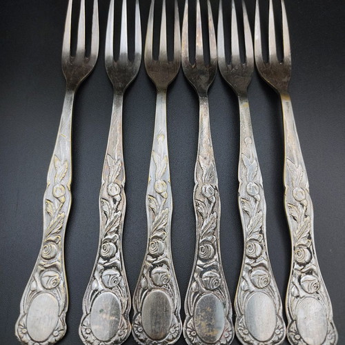 Zulovic Vintage 60s Forks and Knives set used, 12 pieces