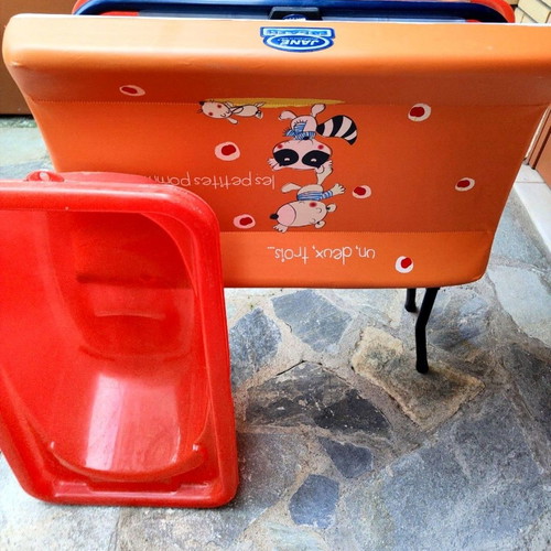Baby bath changing table used with stand, foldable