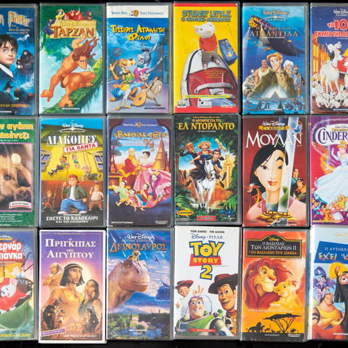 Video cassettes like new, set of 18