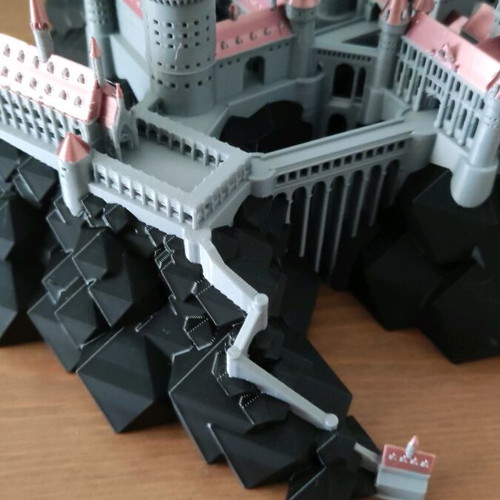 Hogwarts Castle like new, 3D printed miniature