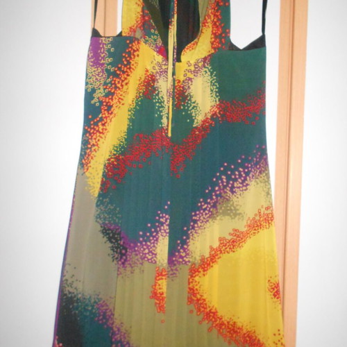 Summer dress Les Petites medium, pleated, multicolor, like new