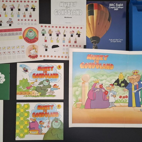 Children English Muzzy in Gondoland used audiovisual material for learning English