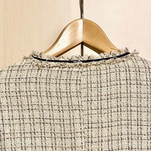 Zara Tweed Jacket like new, classic black and white summer style