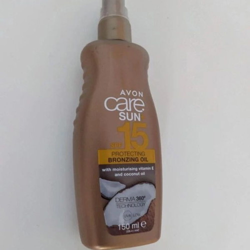 Avon Care SUN+ SPF 15 Protecting Bronzing Oil with Coconut Oil & Vitamin E 150ml
