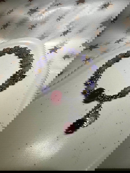 Χειροποίητο βραχιόλι με χάντρες "amazing beads" (δείτε στην περιγραφή για τα δωράκια)