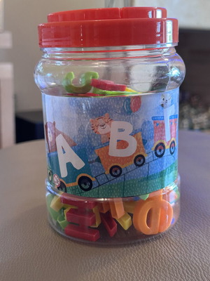 AS magnetic letters, uppercase and lowercase