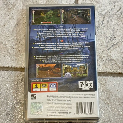 MediEvil Resurrection PSP game like new, complete in box