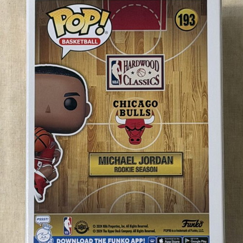 Funko Pop! Basketball NBA Michael Jordan Rookie Season #193 vinyl figure